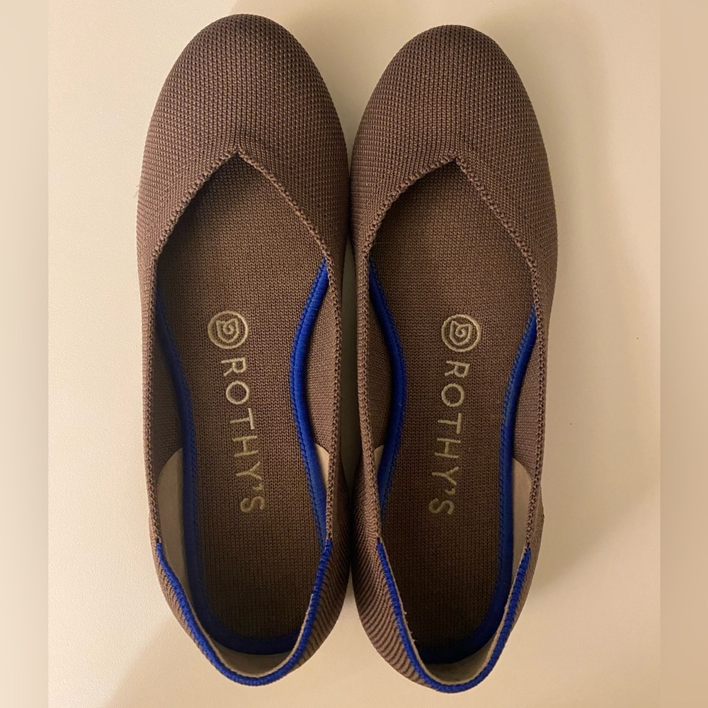 Rothy’s The Flat In Retired Color Mink Size 6.5 - image 1